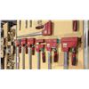 Image 4 : GROUP OF 15 ASSORTED SIZE BESSEY BAR CLAMPS