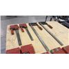 Image 2 : GROUP OF 18 ASSORTED SIZE BESSEY BAR CLAMPS