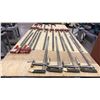 Image 3 : GROUP OF 18 ASSORTED SIZE BESSEY BAR CLAMPS