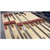 Image 5 : GROUP OF 18 ASSORTED SIZE BESSEY BAR CLAMPS