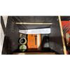 Image 3 : INSTALLERS LARGE MOBILE TRANSPORT BOX WITH CONTENTS - ASSORTED TOOLS, HARDWARE AND JOB SUPPLIES