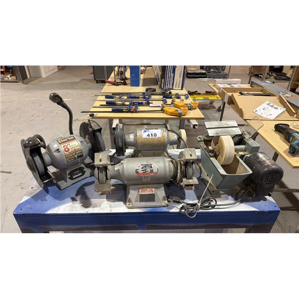 DELTA WET/DRY GRINDER AND SKIL 8" BENCH GRINDER