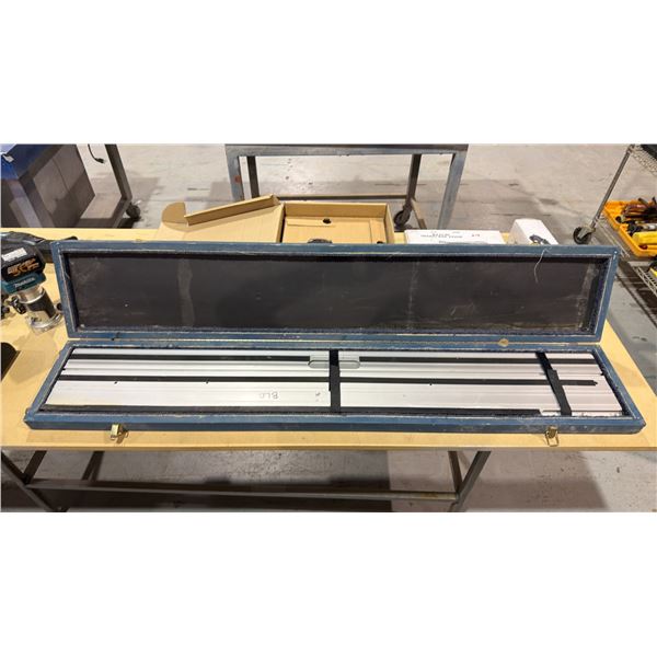 HILTI GUIDE RAILS SET WITH WOODEN STORAGE BOX