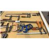Image 3 : GROUP OF APPROX.(30) ASSORTED BAR CLAMPS, C-CLAMPS AND VISE GRIP CLAMPS