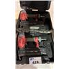 Image 2 : GROUP OF (6) PNEUMATIC TOOLS - STAPLERS, ORBITAL SANDERS AND DRILL