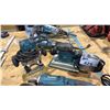 Image 3 : GROUP OF (6) MAKITA POWER TOOLS - ROUTER, SANDER, RIGHT ANGLE DRILL AND 3 GRINDERS