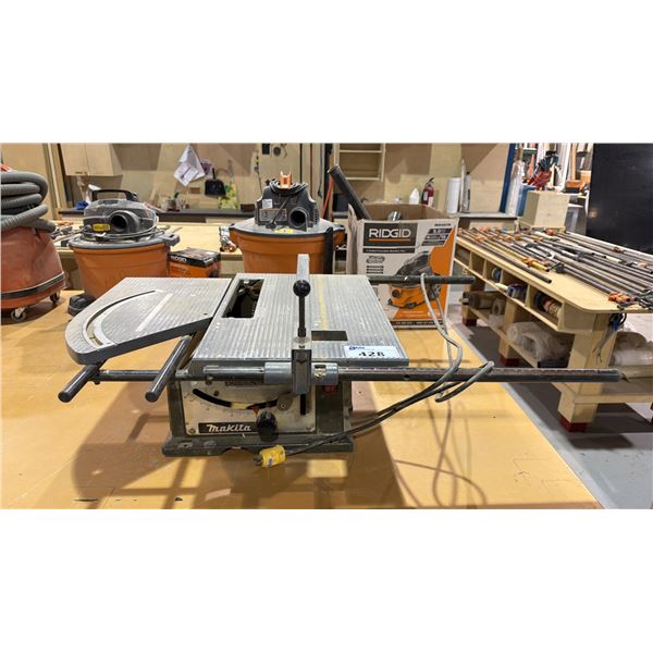 MAKITA PORTABLE TABLE SAW *MISSING BLADE GUARD*
