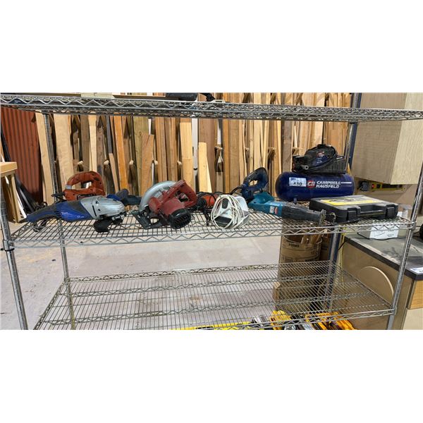 GROUP OF ASSORTED MOSTLY POWER TOOLS