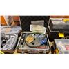 Image 4 : GROUP OF ASSORTED TOOLS, DRILL SETS, ORGANIZER CASES AND CONTENTS, SHIPPING SCALE,