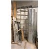 Image 1 : ASSORTED METAL HOLLOW ROUND WATER PIPE, LARGE SHEET METAL DUCT PIPE AND