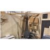 Image 3 : WORK BENCH WITH MOUNTED UPPER CABINETS AND ASSORTED MISCELLANEOUS ITEMS