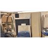 Image 4 : WORK BENCH WITH MOUNTED UPPER CABINETS AND ASSORTED MISCELLANEOUS ITEMS