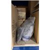 Image 4 : (2) 12FT PALLET SECTIONS OF ASSORTED ITEMS - STONES, LIGHT STRINGS, STUFFING MATERIAL AND MORE