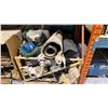Image 1 : WOODEN PALLET CRATE FILLED WITH ASSORTED ROLLED MATERIAL