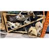 Image 2 : WOODEN PALLET CRATE FILLED WITH ASSORTED ROLLED MATERIAL
