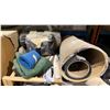 Image 3 : WOODEN PALLET CRATE FILLED WITH ASSORTED ROLLED MATERIAL