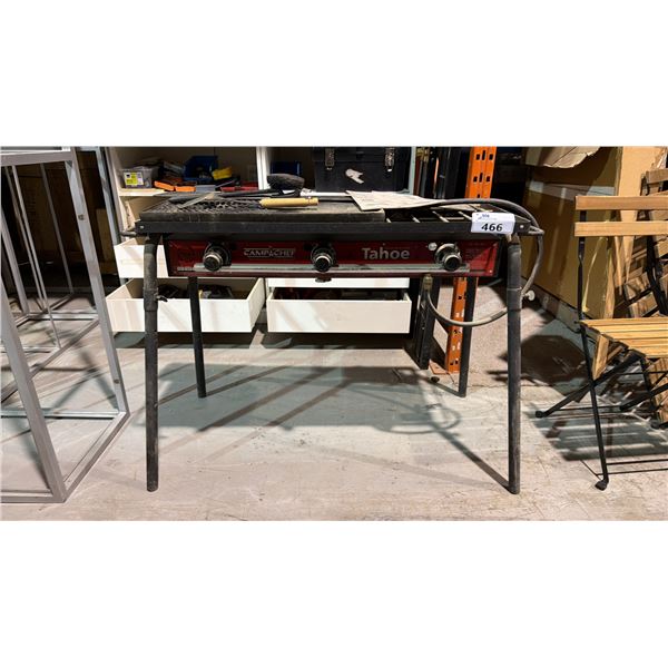 TAHOE CAMP CHEF OUTDOOR 3 BURNER GAS STOVE