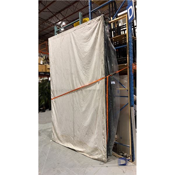 GROUP OF (6) LARGE METAL FRAMED EVENT SCENE PANELS - APPROX.6FY X 10FT