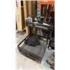 Image 2 : GROUP OF STAGE RIGGING BASE PLATFORM MOBILE CARTS LOADED WITH STEEL PLATES AND RIGGING