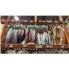 Image 1 : ONE PALLET SHELF SECTION FULL OF ASSORTED TABLECLOTHS
