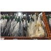 Image 2 : ONE PALLET SHELF SECTION FULL OF ASSORTED TABLECLOTHS