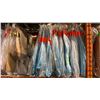 Image 2 : ONE PALLET SHELF SECTION FULL OF ASSORTED TABLECLOTHS