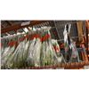 Image 2 : ONE PALLET SHELF SECTION FULL OF ASSORTED TABLECLOTHS