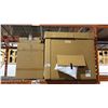Image 1 : LARGE PALLET BOX AND (2) SMALL BOXES OF PILLOW FORMS
