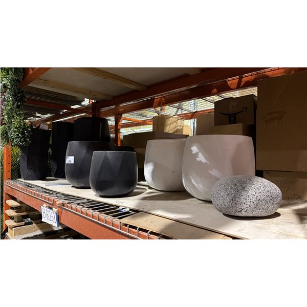 GROUP OF ASSORTED PLANTERS