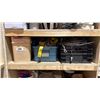 Image 4 : LARGE WOODEN SINGLE DOOR CABINET UNIT FILLED WITH ASSORTED RIGGING TOOLS