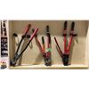 Image 6 : LARGE WOODEN SINGLE DOOR CABINET UNIT FILLED WITH ASSORTED RIGGING TOOLS