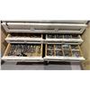 Image 2 : BLACK MOBILE MULTI DRAWER CABINET FILLED WITH ASSORTED RIGGING HARDWARE
