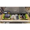 Image 4 : BLACK MOBILE MULTI DRAWER CABINET FILLED WITH ASSORTED RIGGING HARDWARE