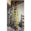 Image 1 : FEATHERLITE (YELLOW) 12FT FIBERGLASS & ALUMINIUM STEP LADDER AND ROCK RIVER (YELLOW)