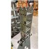 Image 2 : ALUMINIUM COMBINATION STEP LADDER/EXTENSION LADDER AND SCAFFOLD