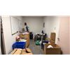 Image 2 : CONTENTS OF SUPPLY ROOM - OFFICE/SHOP SUPPLIES, STORAGE CABINETS, FILING CABINETS, TABLES,