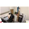 Image 3 : CONTENTS OF SUPPLY ROOM - OFFICE/SHOP SUPPLIES, STORAGE CABINETS, FILING CABINETS, TABLES,