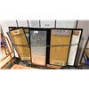 Image 2 : GROUP OF (3) MOBILE WORK/MATERIAL CARTS *MIRRORED BOARDS ON CART INCLUDED*
