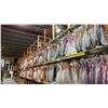 Image 3 : (2) ROWS (22 BAYS) OF PALLET RACKING (ORANGE, YELLOW & BLUE) - (24) 16FT UPRIGHTS, (126)