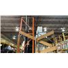 Image 2 : (2) ROWS (22 BAYS) OF PALLET RACKING (ORANG & BLUE) - (12) 16FT & (12) 12FT UPRIGHTS, (66)