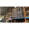 Image 4 : (2) ROWS (22 BAYS) OF PALLET RACKING (ORANG & BLUE) - (12) 16FT & (12) 12FT UPRIGHTS, (66)
