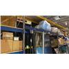 Image 2 : ONE ROW (8 BAYS) OF PALLET RACKING SILVER, BLUE & YELLOW) - (9) 12FT UPRIGHTS, (44) 12FT
