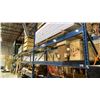 Image 2 : (5 BAYS) OF BLUE PALLET RACKING - (6) 16FT UPRIGHTS, (22) 12FT SIDE RAILS