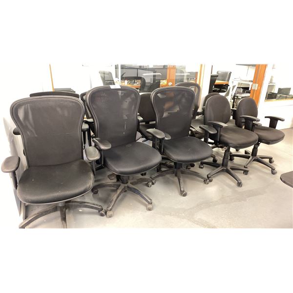 GROUP OF (10) ASSORTED OFFICE CHAIRS