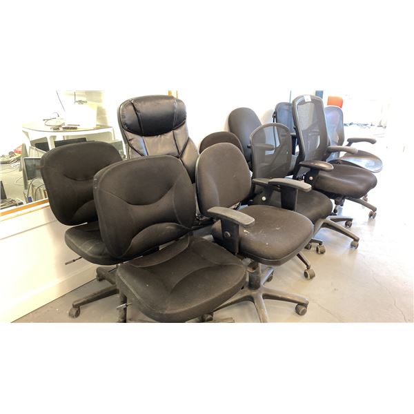 GROUP OF (10) ASSORTED OFFICE CHAIRS