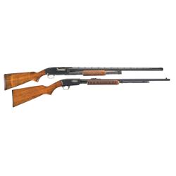 Two Winchester Long Guns -A) Winchester Model 12 3" Duck Slide Action Shotgun  B) Winchester Model 6