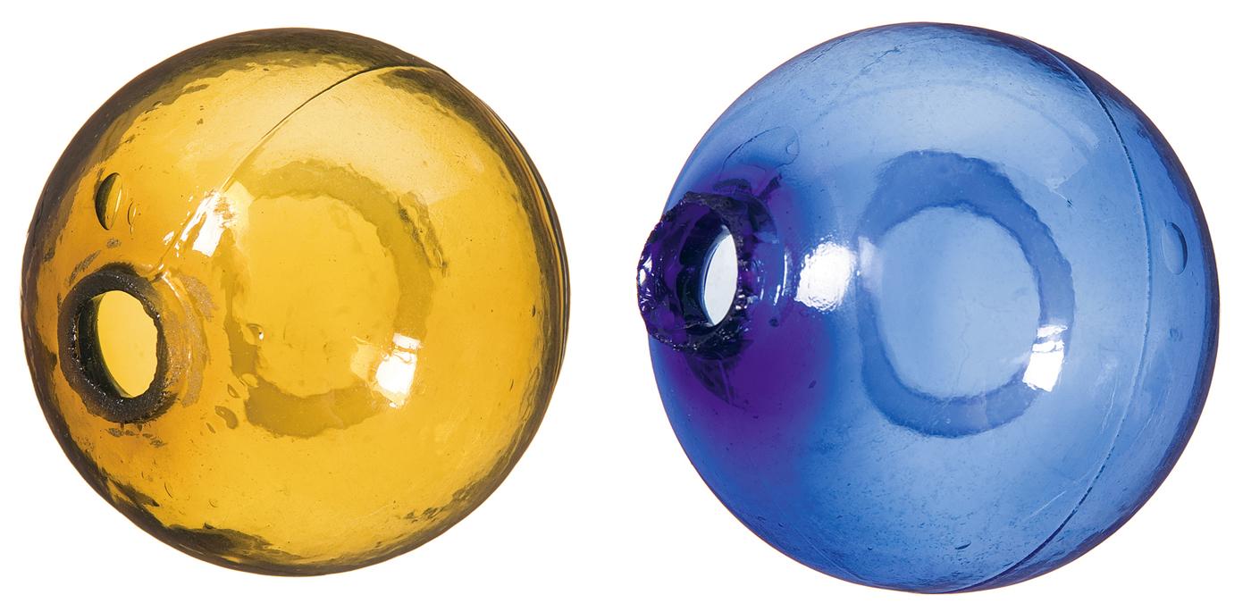 Two Glass Target Balls