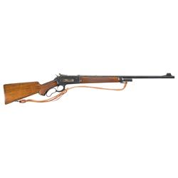 Pre-War Winchester Model 71 Deluxe Lever Action Rifle with Bolt Peep Sight