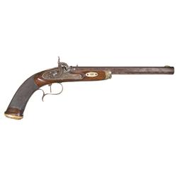 H.H. Schulte Pittsburgh Marked American Percussion Target Pistol