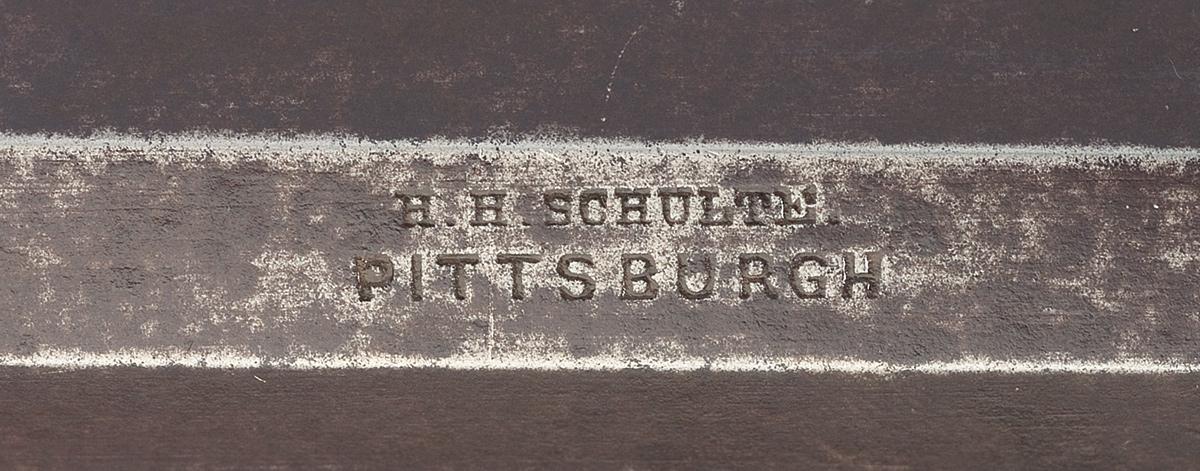 H.H. Schulte Pittsburgh Marked American Percussion Target Pistol